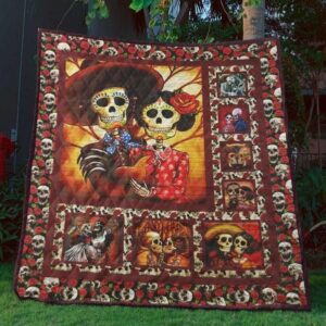 Skull Quilt Blanket Ver 50  Quilt